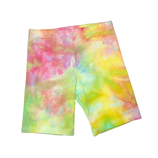 Watercolor Kids Biker Shorts